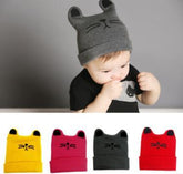 Newborn Baby Knitting Cartoon Child Children Girls Cat Ear Hat Beanie Hat Warm Autumn Winter